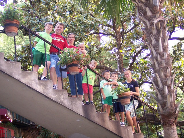 All of us on the San Antonio River Walk