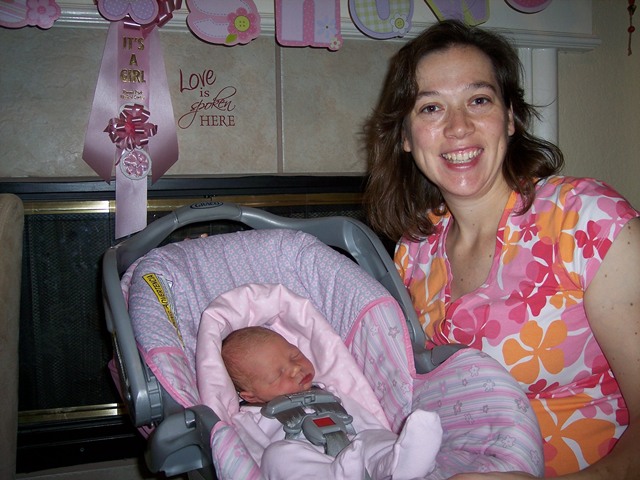 Arilynn arrives home
